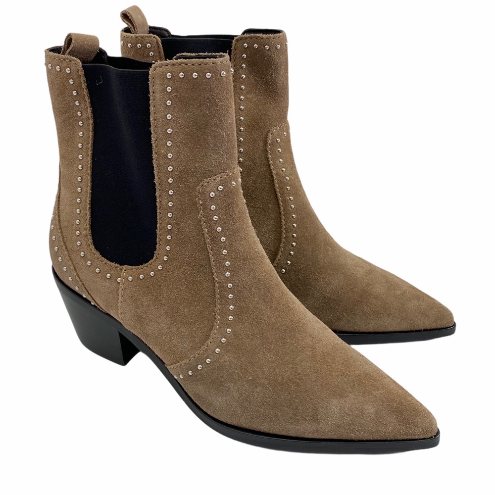 NWT Paige Willa Suede Studded Chelsea Boot 8.5